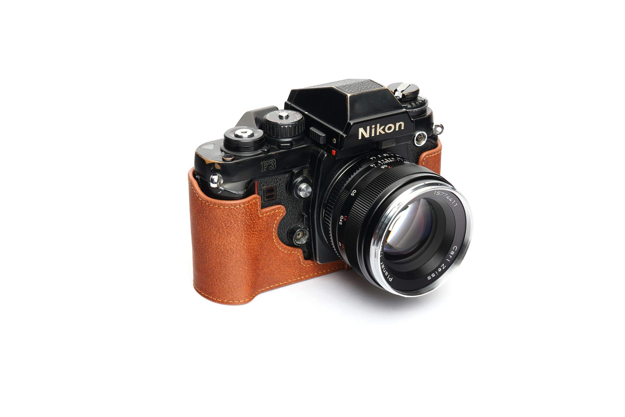 Amazon | BolinUS Nikon F3ケース ハンドメイド 本革 ハーフカメラ